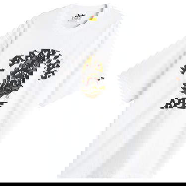 T-shirt BAPE 1st Camo Shark Seijin College T-Shirt Hvid | 001TEL801316M-WHT, 0