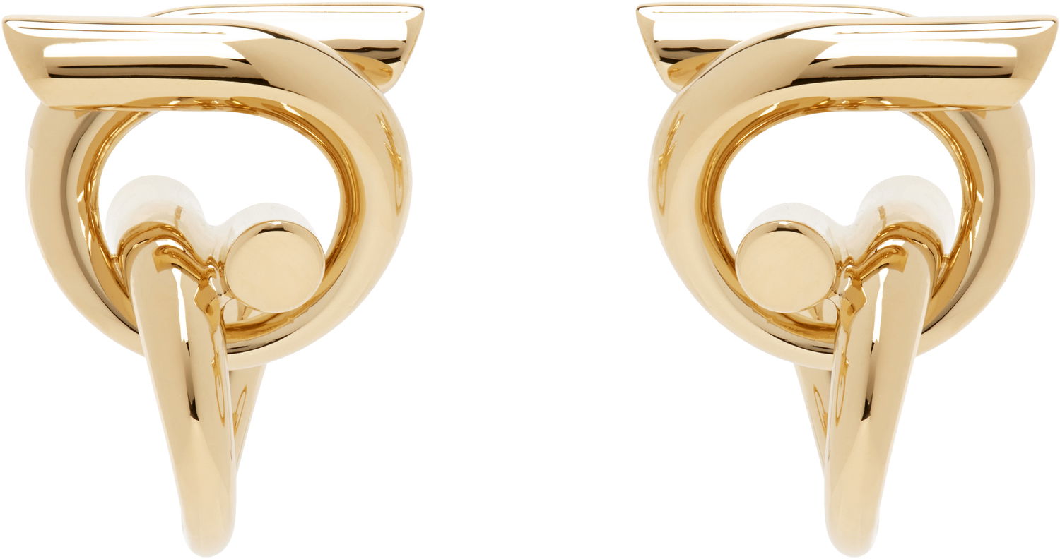Øreringe FERRAGAMO Ferragamo Gancini Earrings Metalisk | 780397, 0