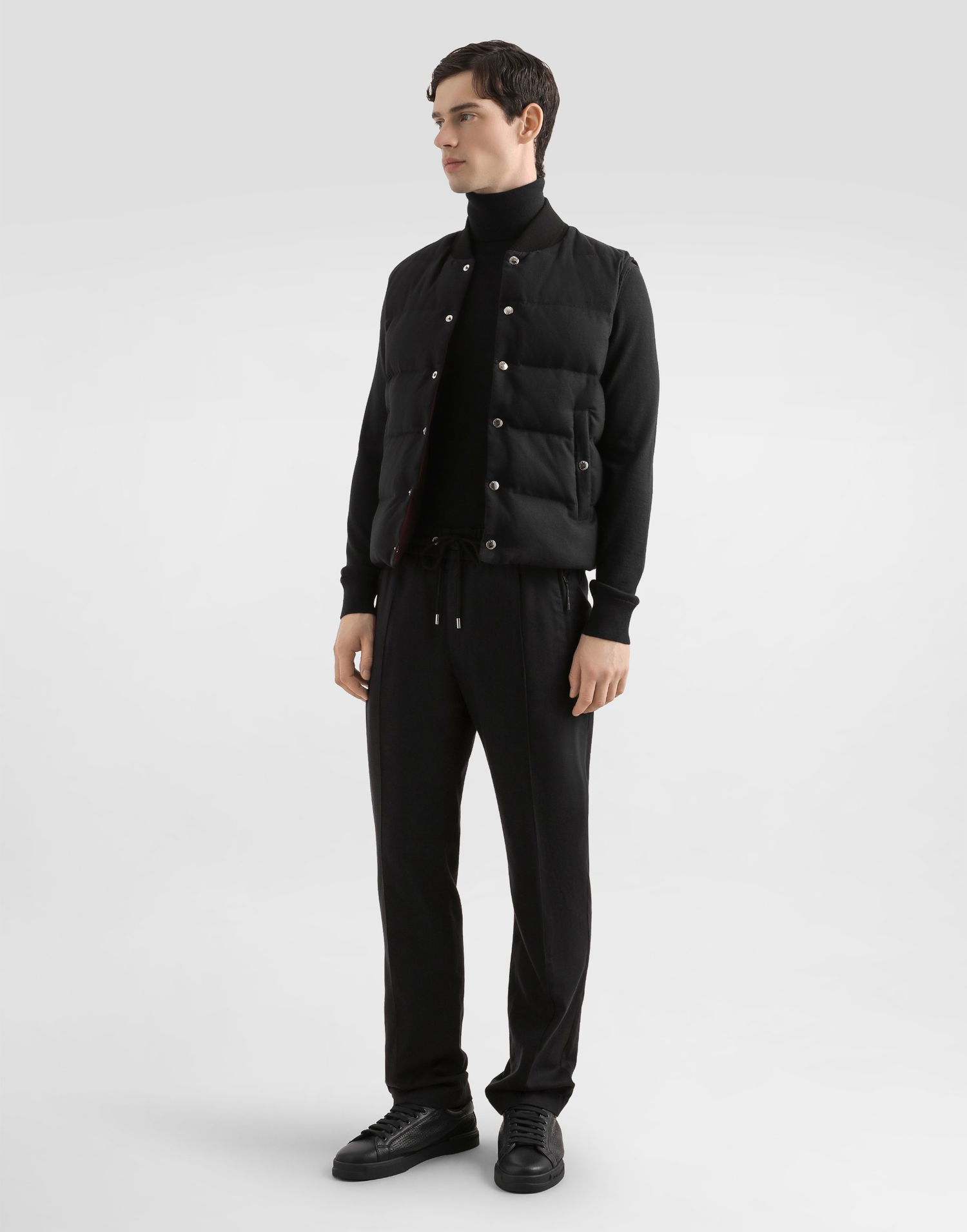 Vest Dolce & Gabbana Dolce & Gabbana Reversible Padded Vest Sort | G9BSPTFCTABS8031, 1