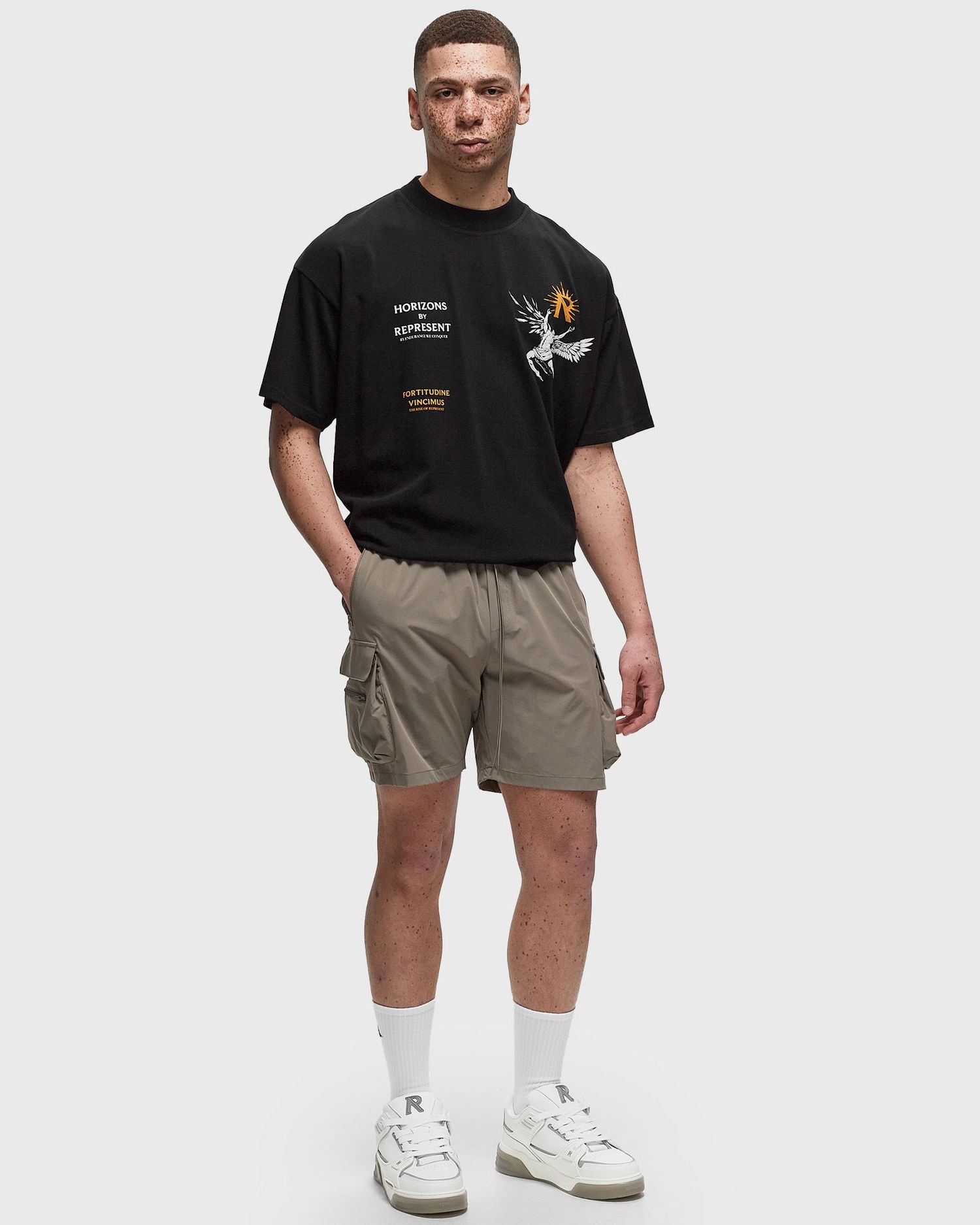 Shorts Represent Clo Represent 247 SHORTS Beige | M09048-38, 1