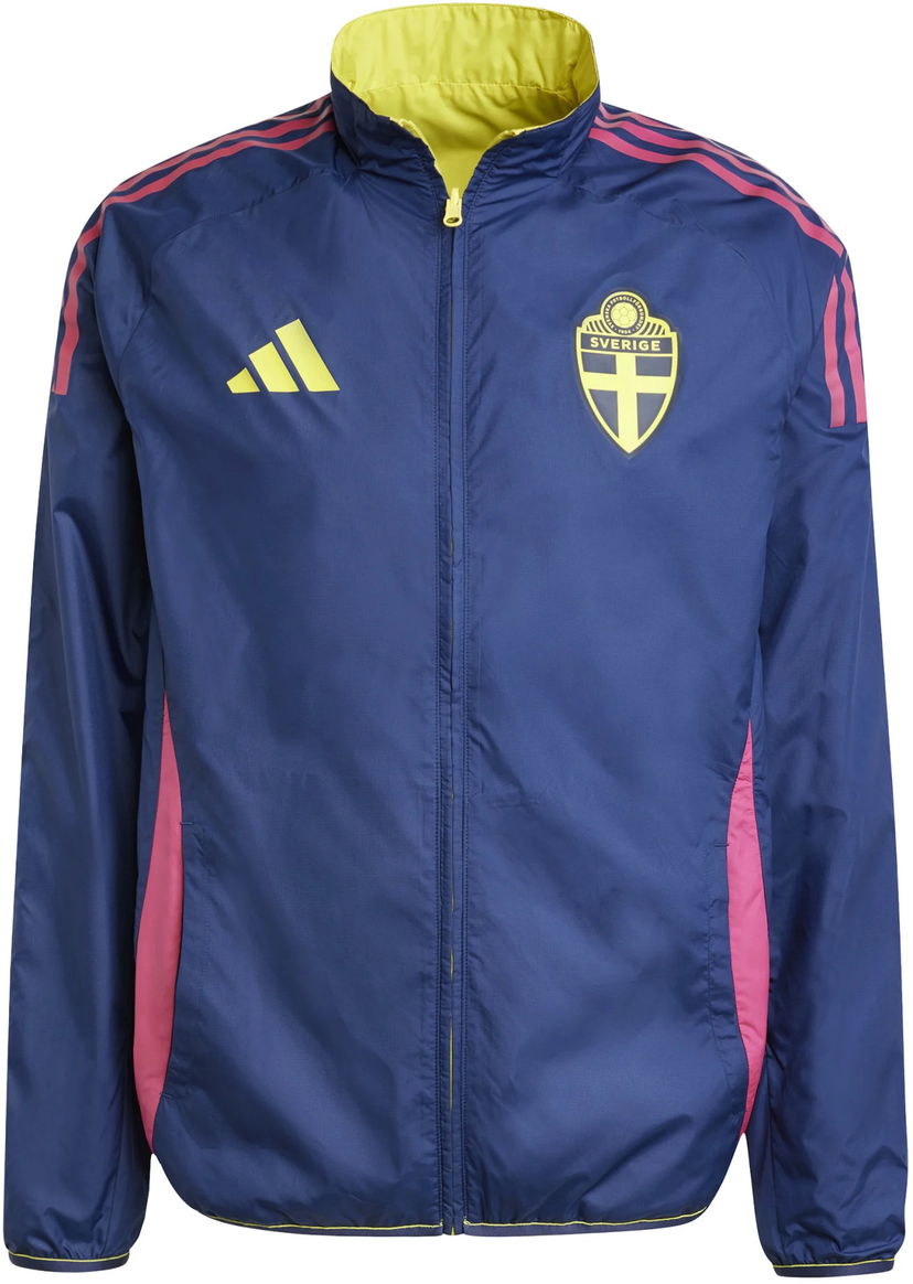Jakke adidas Performance Sportswear SVFF ANTHM Mørkeblå | iw2925