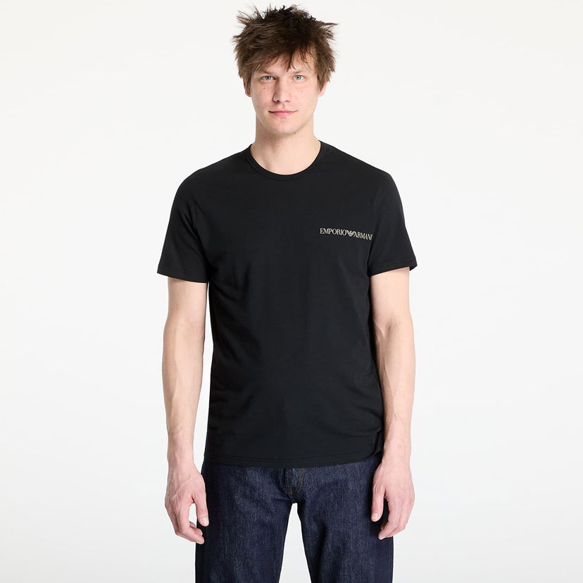 T-shirt Emporio Armani EA7 Emporio Armani 2-Pack Crew Neck T-Shirt Sort | EM000391AF10779MC005