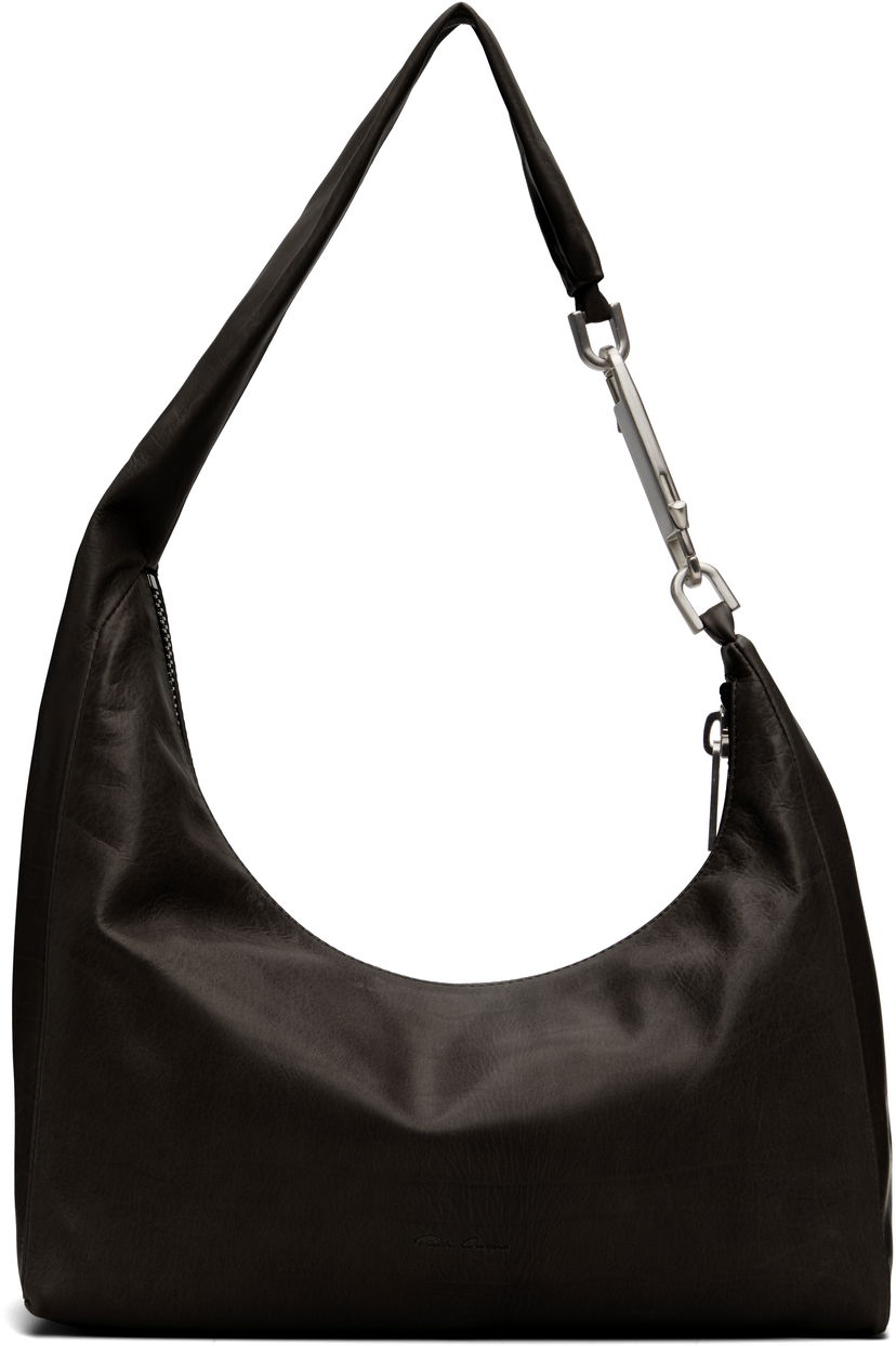 Skuldertaske Rick Owens Rick Owens Small Gemini Bag Sort | RA02E0721 LCA