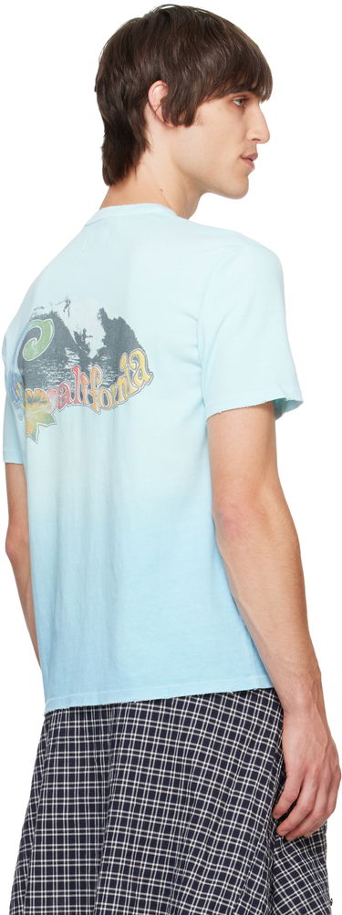 T-shirt ERL ERL California Wave Graphic T-Shirt Blå | ERL09T002, 2