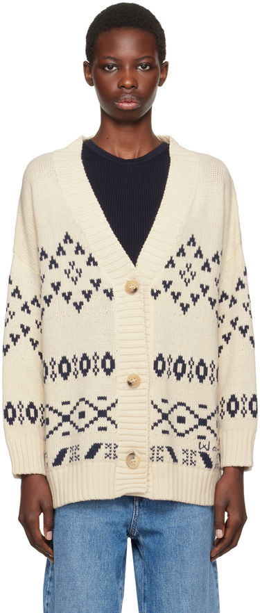 Sweater Max Mara Weekend Max Mara Acacia Knit Cardigan Hvid | 2425346031600, 0