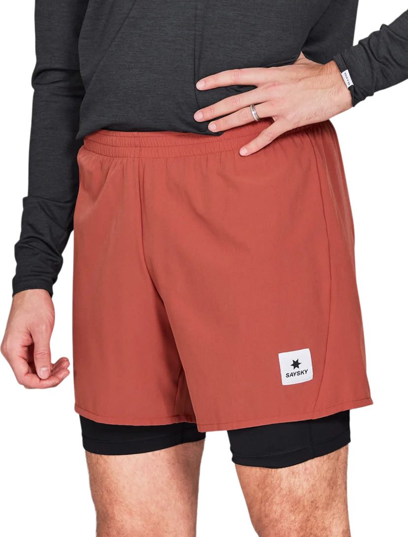 Shorts Saysky Saysky 2 in 1 Pace Shorts Rød | nmrsh20c505