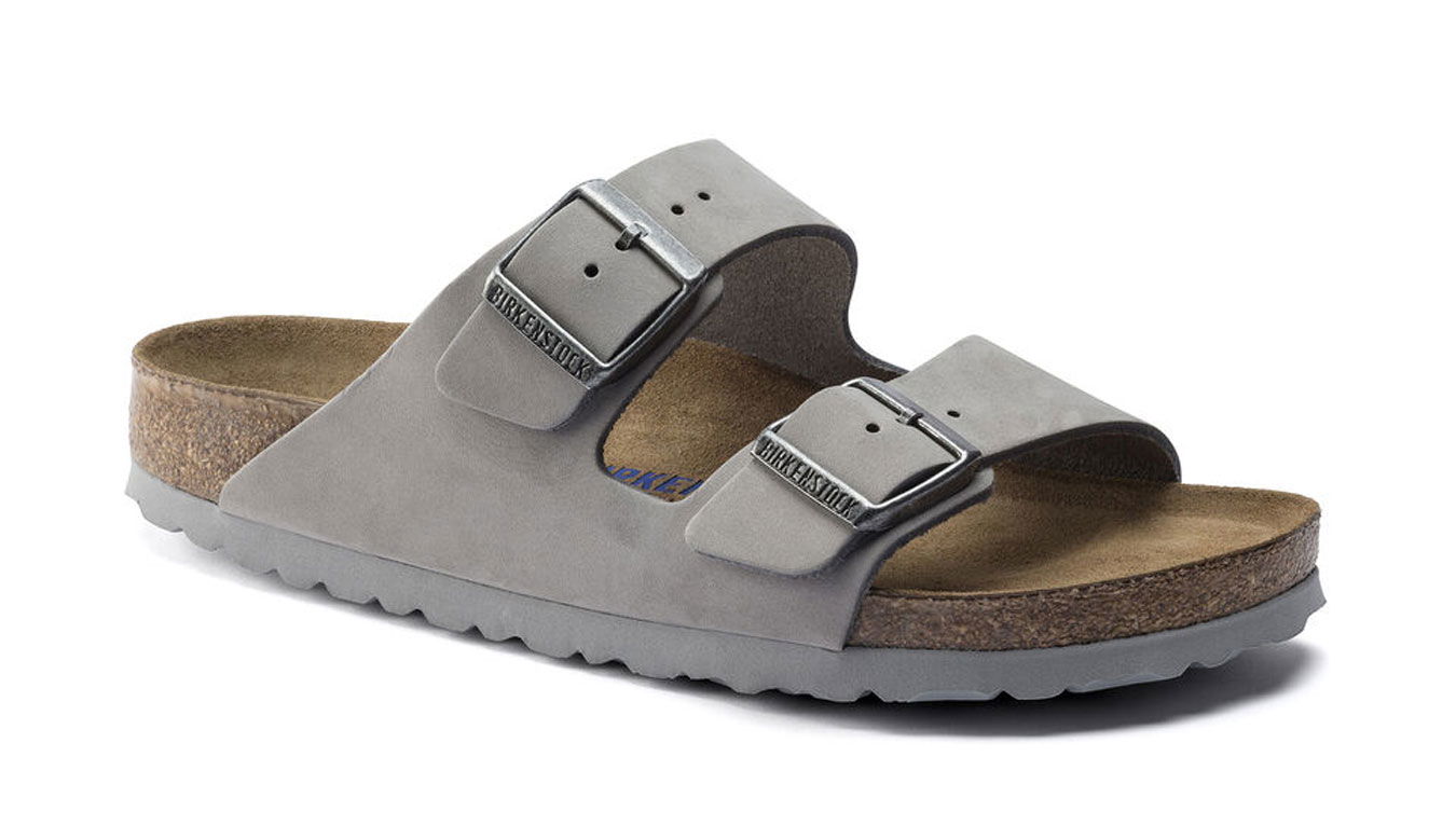Sneakers og sko Birkenstock Arizona SFB Nubuck Leather Narrow Fit W Grå | 1020973, 1
