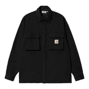 Jakke Carhartt WIP Wade Sweat Shirt "Black stone washed" Sort | I030920_89_06, 0
