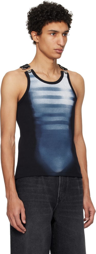 Tanktop Jean Paul Gaultier Jean Paul Gaultier 'Le Mâle' Gradient Tank Top Sort | 25/33-F-DB051I-J581-0050, 1