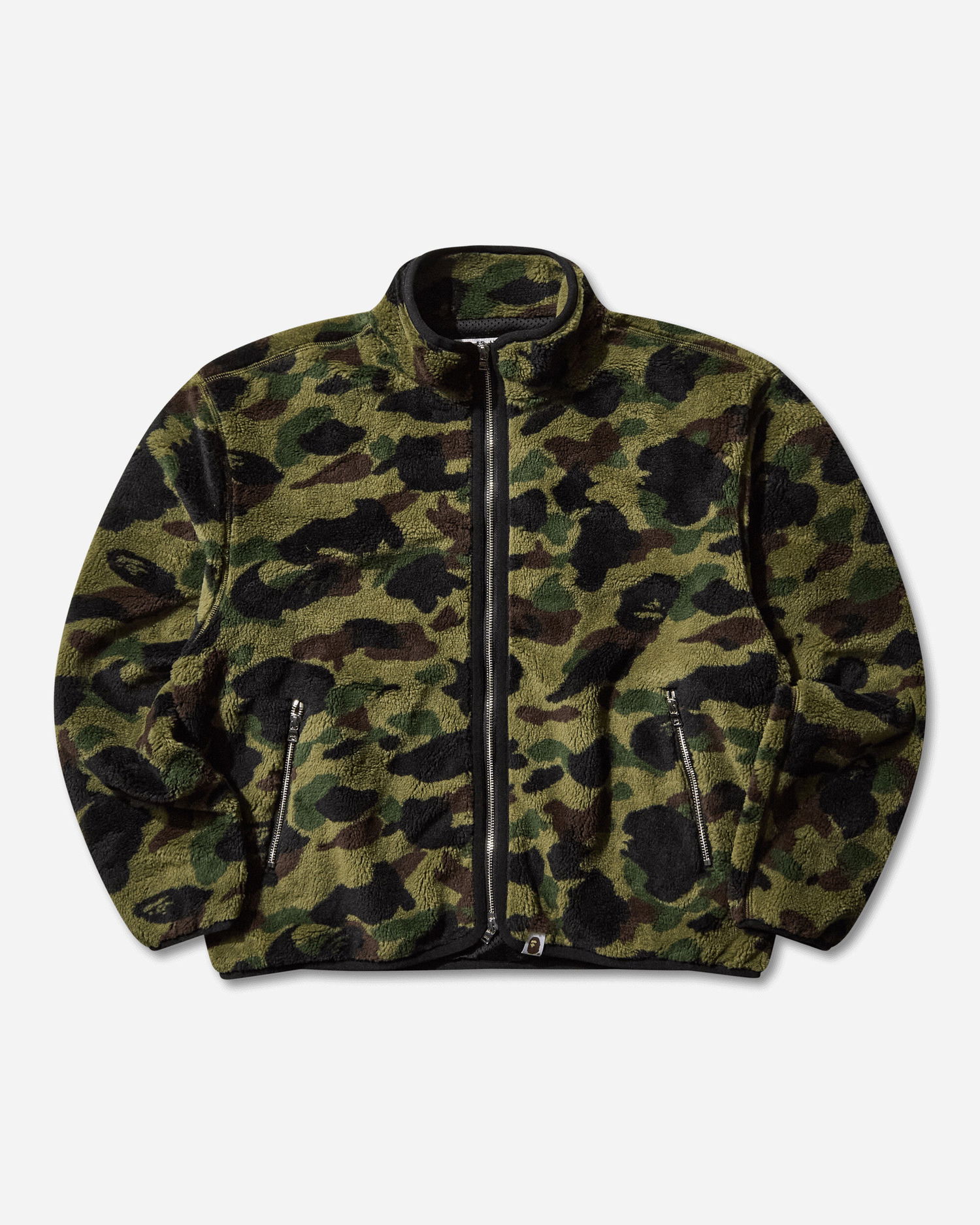 Jakke BAPE 1st Camo Fleece Jacket Flerfarvet | 1L80140009 GREEN, 1