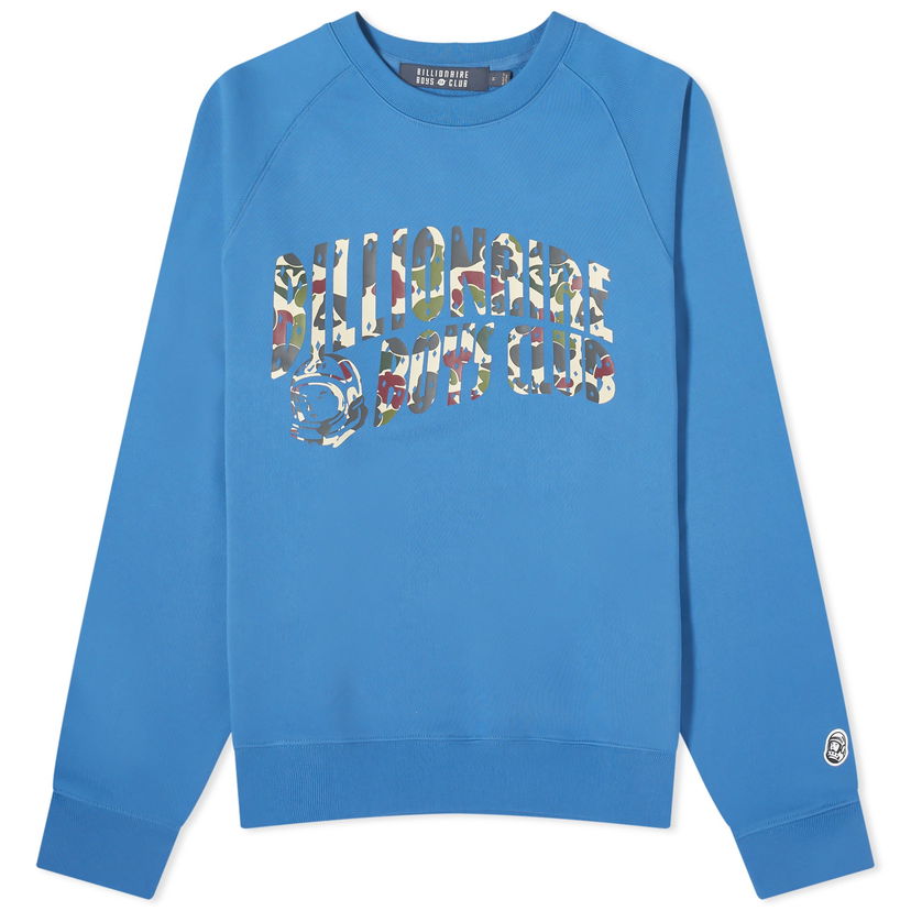 Sweatshirt BILLIONAIRE BOYS CLUB Duck Camo Arch Logo Crew Sweat Blå | B23428-BL
