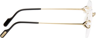 Solbriller Cartier C de Cartier Square Rimless Glasses Metalisk | CT0416O-001, 1