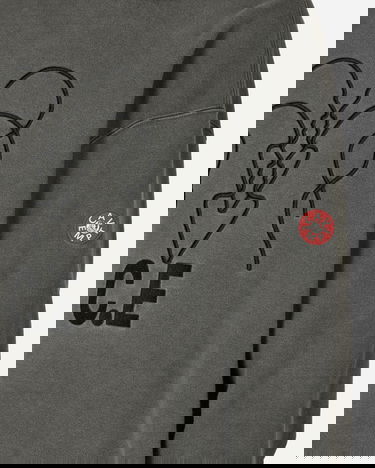 Sweatshirt Cav Empt Overdye Wb Headsx4 C.E Crewneck Sweatshirt Charcoal Grå | CES25CS02 CHCL, 5