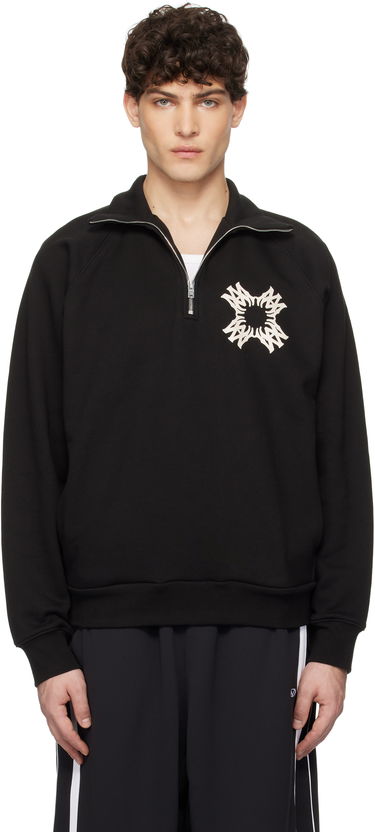 Sweatshirt AMIRI AMIRI MA Quad Half-Zip Sweatshirt Sort | AMJYCW1058, 0