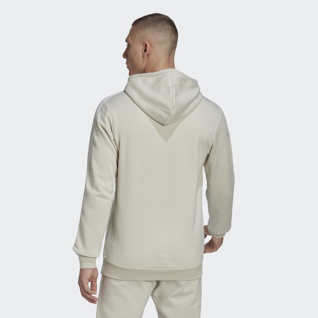 Sweatshirt adidas Performance Essentials Fleece 3-Stripes Hoodie Beige | HL2265, 1