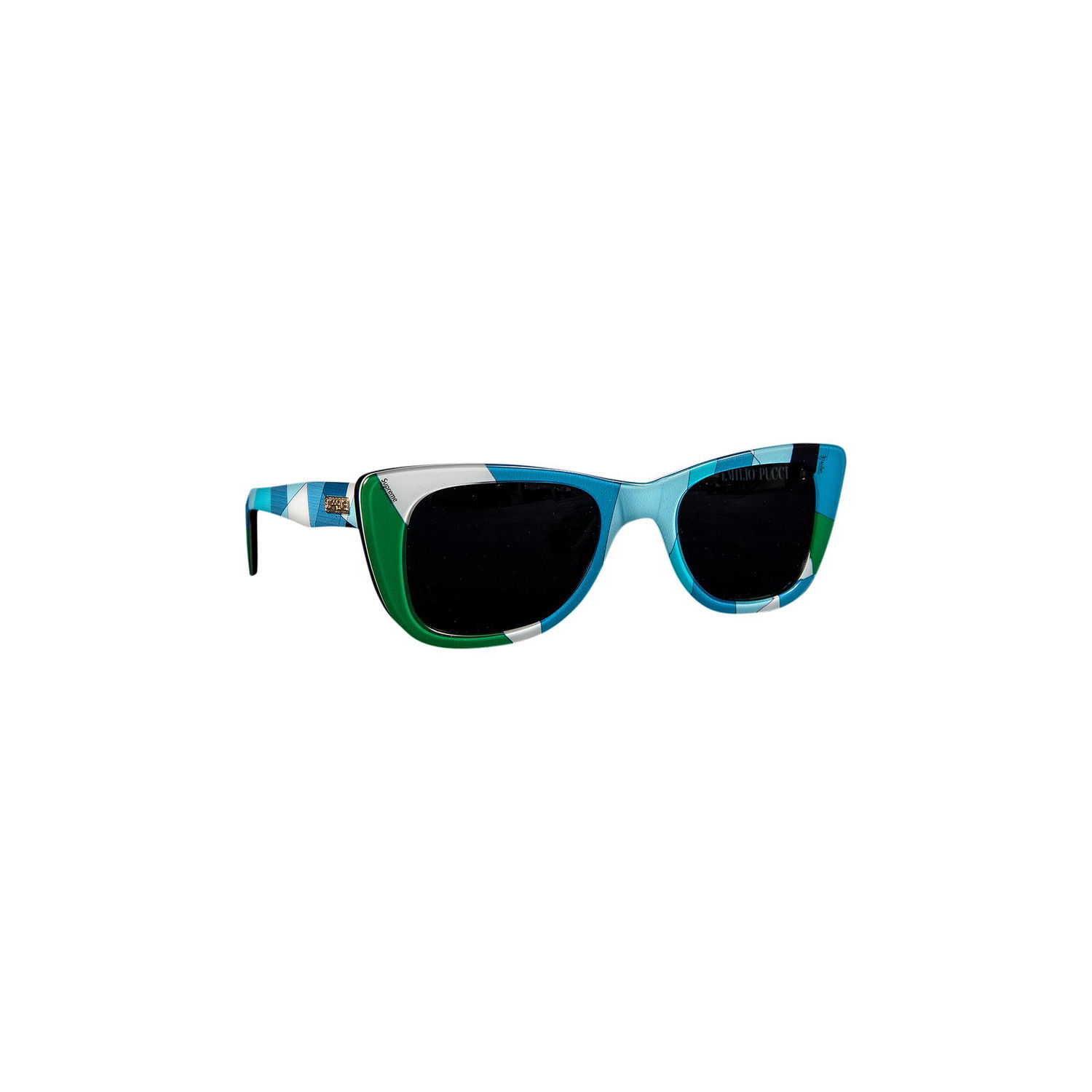 Solbriller Supreme Emilio Pucci x Cat Sunglasses Blå | SS21G5 BLUE, 1