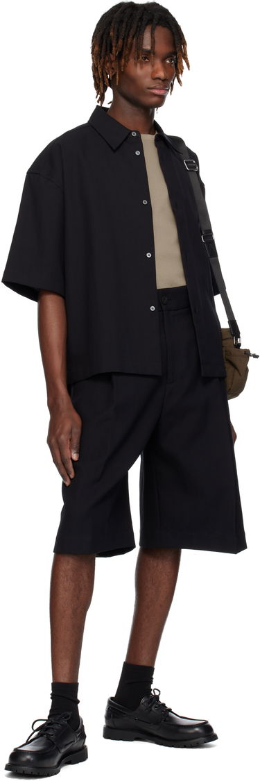 Skjorte Studio Nicholson Studio Nicholson Sanko Boxy Shirt Sort | SANKO SNM - 1267, 3