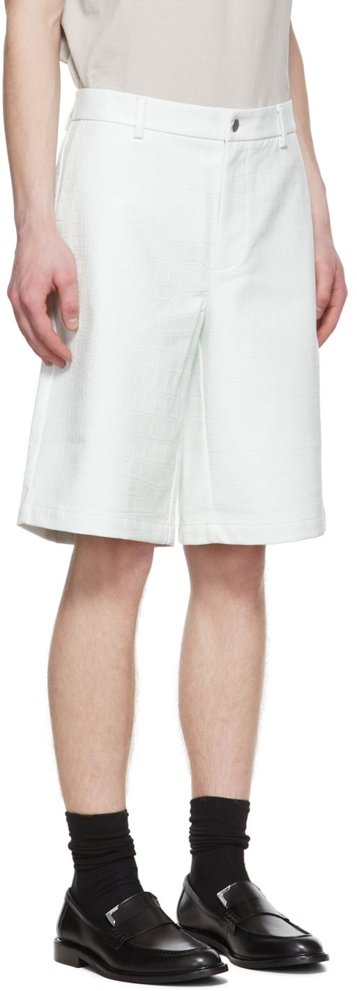 Shorts Han Kjøbenhavn Kjobenhavn Faux-Leather Shorts Hvid | M-131180, 1