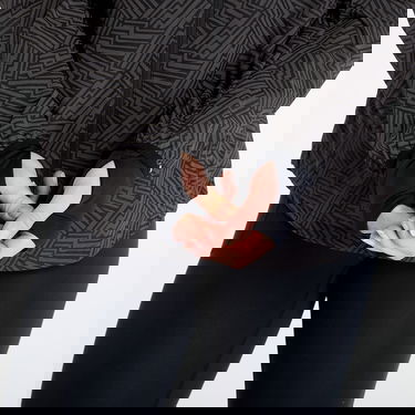 Vindjakke Saysky Reflective Blaze Patterned Jacket Sort | OWRJA01C1050, 3