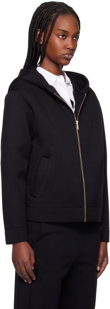 Sweatshirt Max Mara Max Mara Andorra Scuba Hoodie Sort | 2519911031600, 1