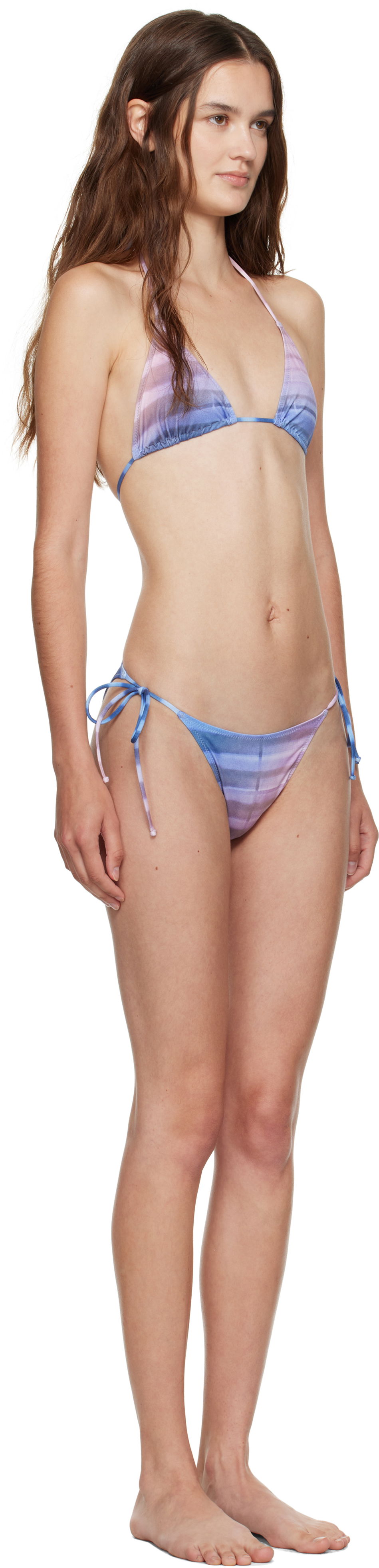 Badetøj Jean Paul Gaultier Jean Paul Gaultier Body Printed Air Bikini Lilla | 25/03-W-BS032-J011P-565034, 1