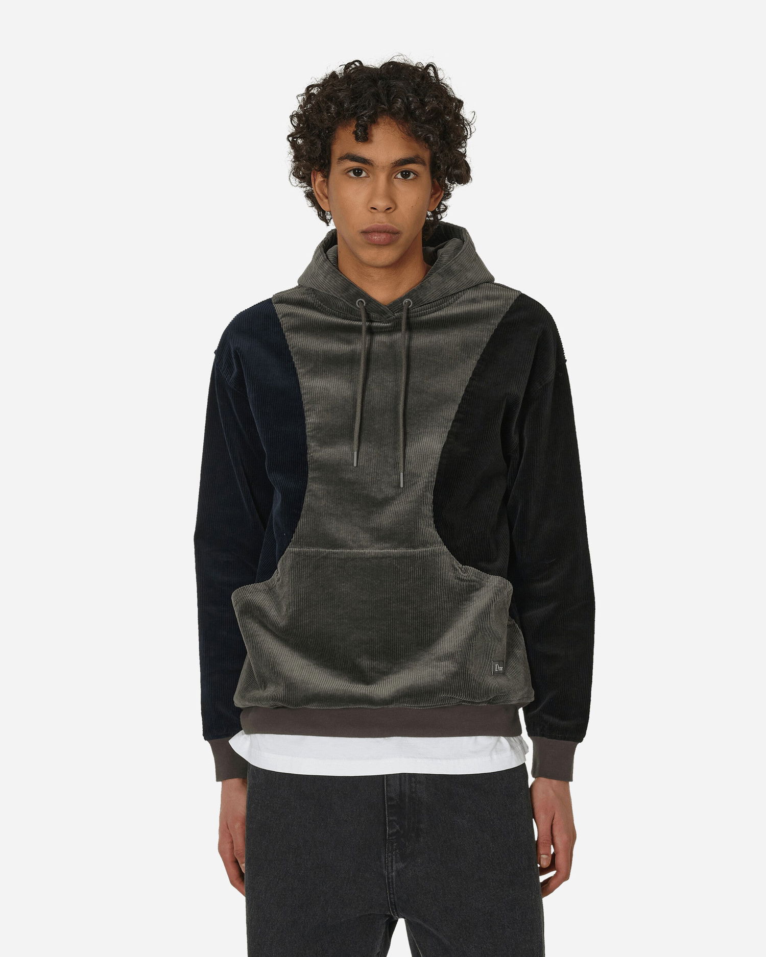 Sweatshirt Dime Wave Corduroy Hoodie Grå | DIMEHO239 CHA, 0
