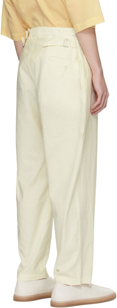 Bukser LEMAIRE Lemaire Belted Trousers Gul | PA1085 LF1234, 2