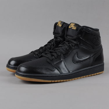 Sneakers og sko Jordan Air Jordan 1 Retro "Gum Bottom" Sort | 555088-020, 1