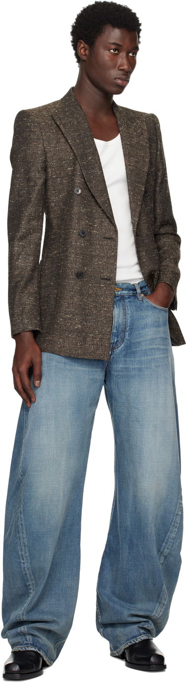 Jeans Versace Versace Baggy Twisted Jeans Blå | 1019900_1A14295, 3
