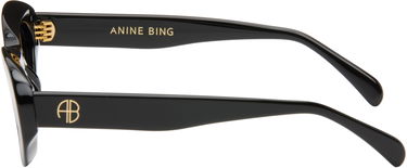 Solbriller Anine Bing Roma Black Oversized Sunglasses Sort | A-12-10090-BLK1, 2