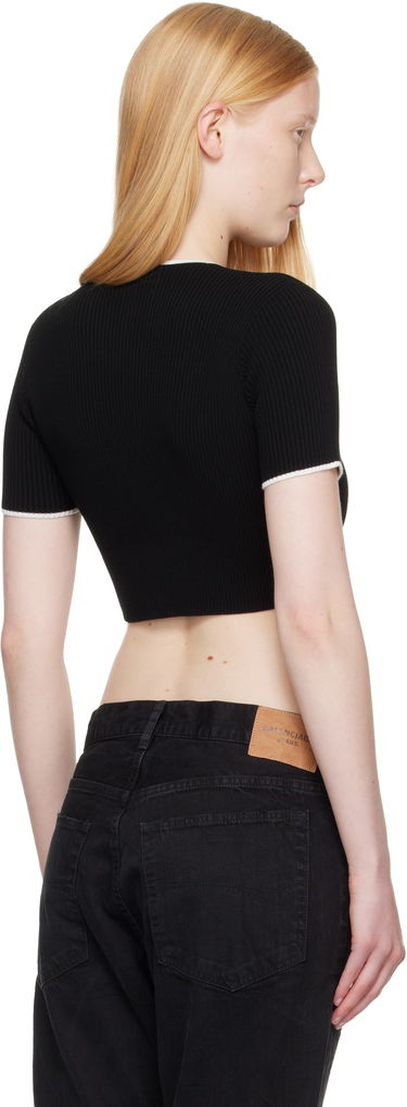 Crop top AMIRI Crop T-Shirt Sort | AWKNTE1008, 2