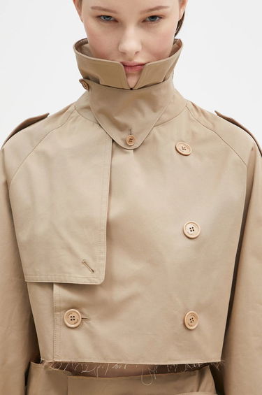 Trenchcoat VETEMENTS VETEMENTS Deconstructed Trench Coat Beige | WA66JA400S, 4