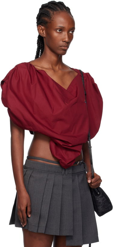 Skjorte Vivienne Westwood Vivienne Westwood Heart Puff Sleeve Blouse Sort | 1505000J-W009Q-, 4