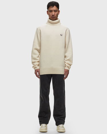Sweater Fred Perry Roll Neck Jumper "Ecru" Beige | K6826-560, 2