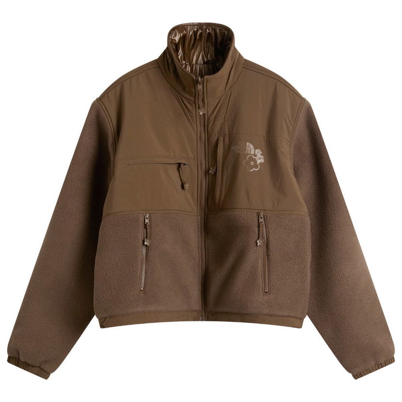 Jakke The North Face Cecilie Bahnsen Full-Zip Stand Collar Mixed-Material Fleece Jacket with Zipper Pockets Brun | NF0A8FAF245