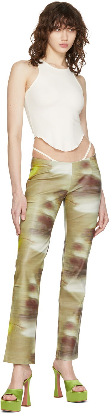 Bukser Miaou Miaou Rex Print Trousers Brun | 1021-CL, 3