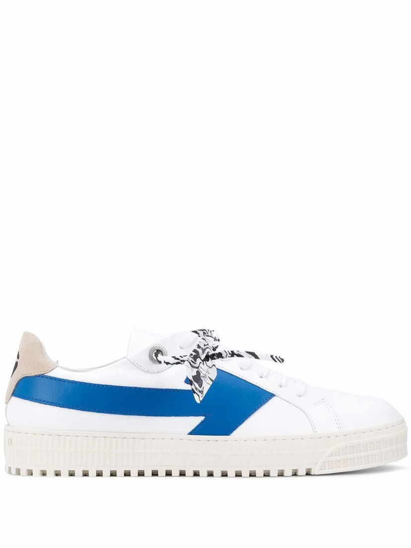 Sneakers og sko Off-White Arrows Low "White Blue" Hvid | OMIA177E20LEA0010145