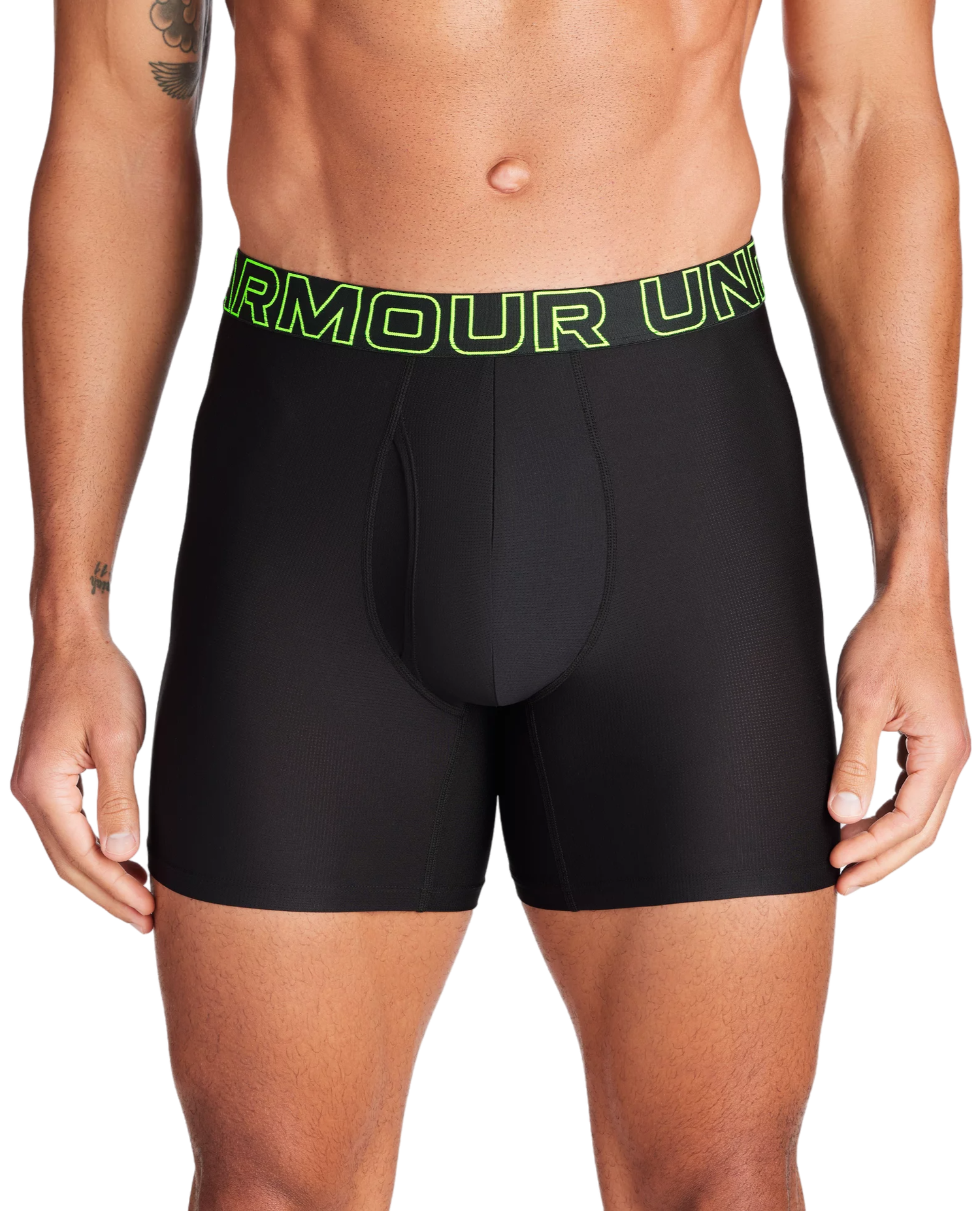 Boksere Under Armour Performance Tech™ Mesh 6" 3P Sort | 1383884-002, 0