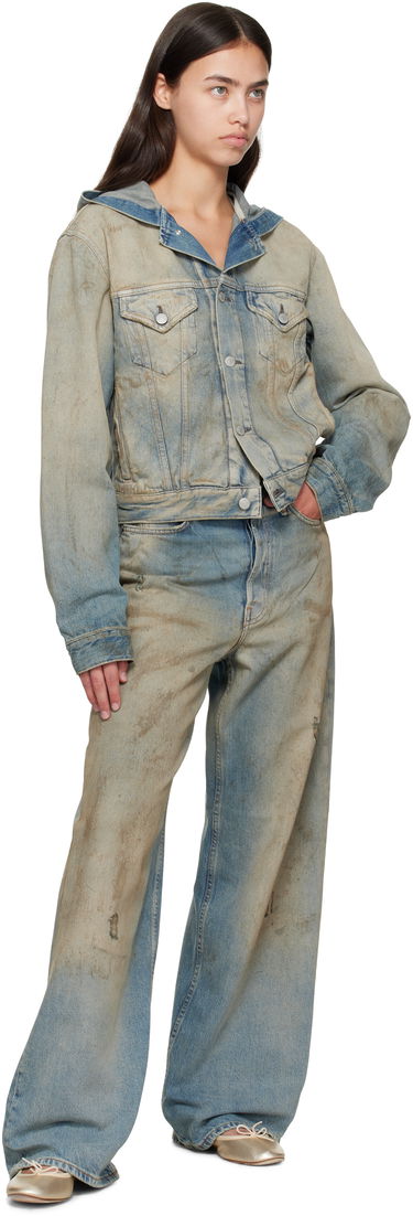 Jakke Acne Studios Acne Studios Hooded Denim Jacket Blå | C90199-, 3