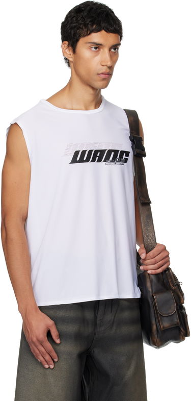Tanktop Alexander Wang Alexander Wang Graphic Logo Muscle Tank Top Sort | 6CC3251089, 4