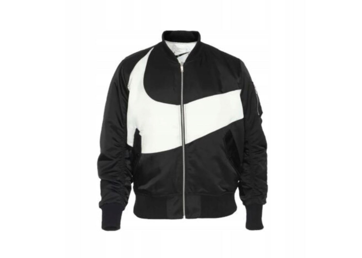 Bomberjakke Nike SWOOSH Therma Fit Reversible Bomber Jacket Sort | DR7020-010, 0