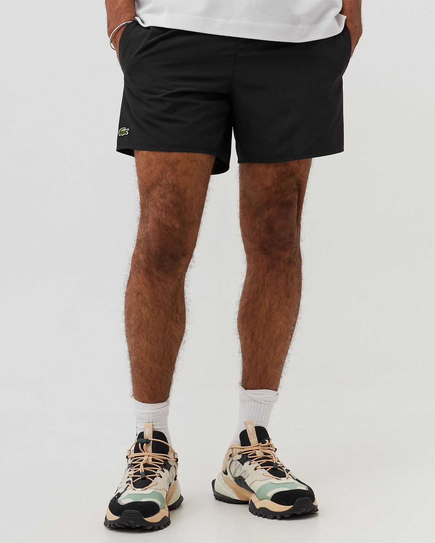 Badetøj Lacoste Classic Swim Shorts Sort | MH6270-964, 1