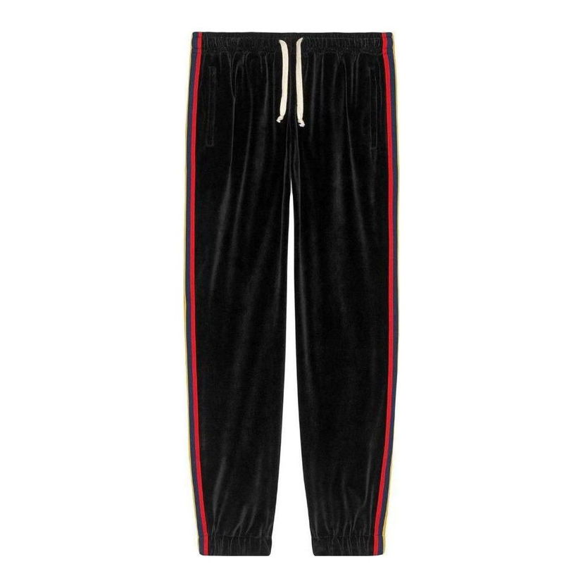 Joggingbukser Gucci Chenille Jogging Pants Sort | 572917XJA5W-1082