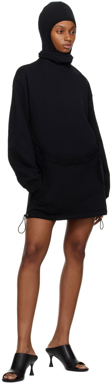 Sweatshirt Dion Lee Interlock Mask Hoodie Dress Sort | C3079F22, 3