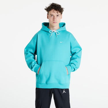 Sweatshirt Nike Solo Swoosh Fleece Hoodie Turkis | CV0552-393, 1