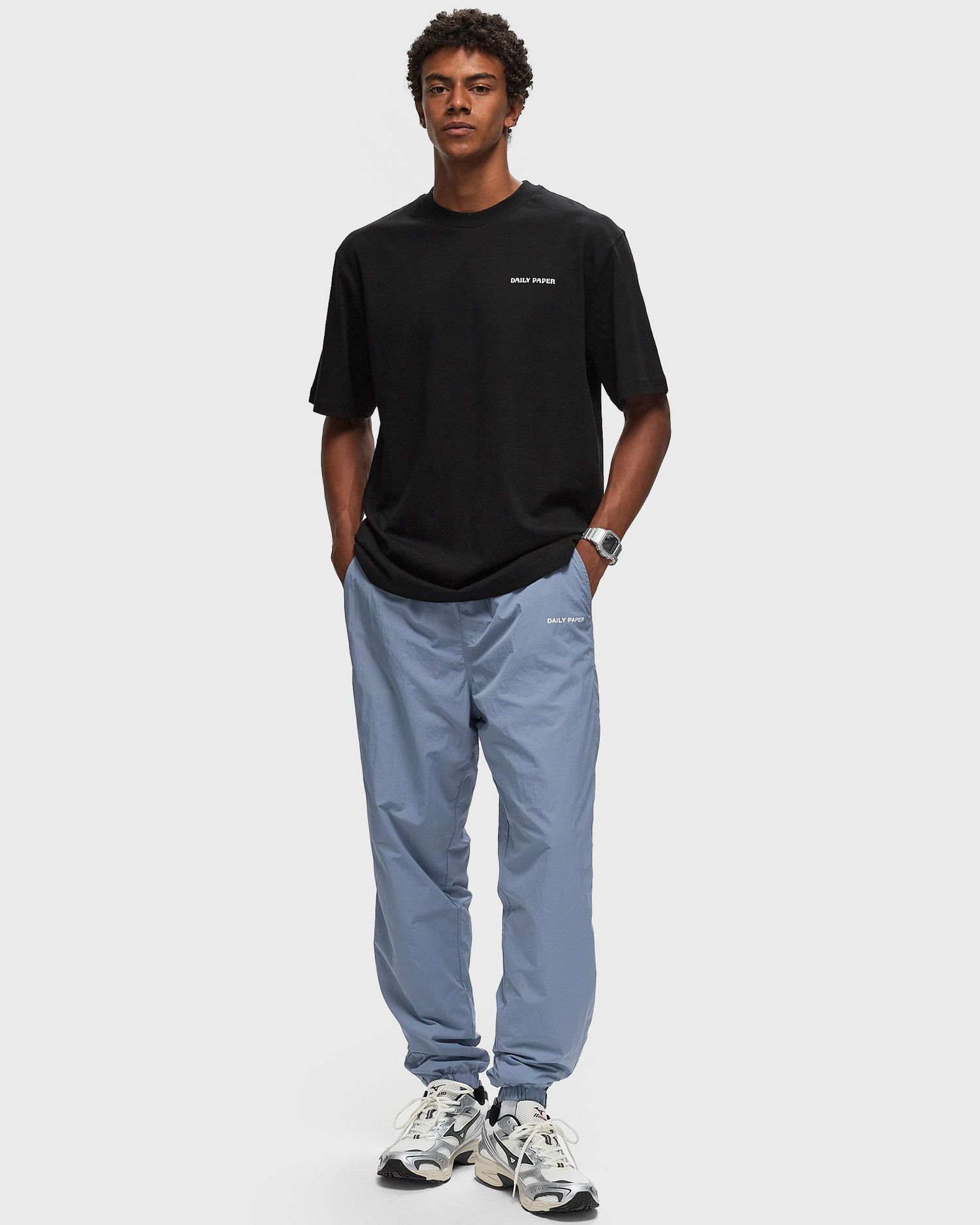 T-shirt DAILY PAPER DIAS HD TEE Sort | 2422072, 1