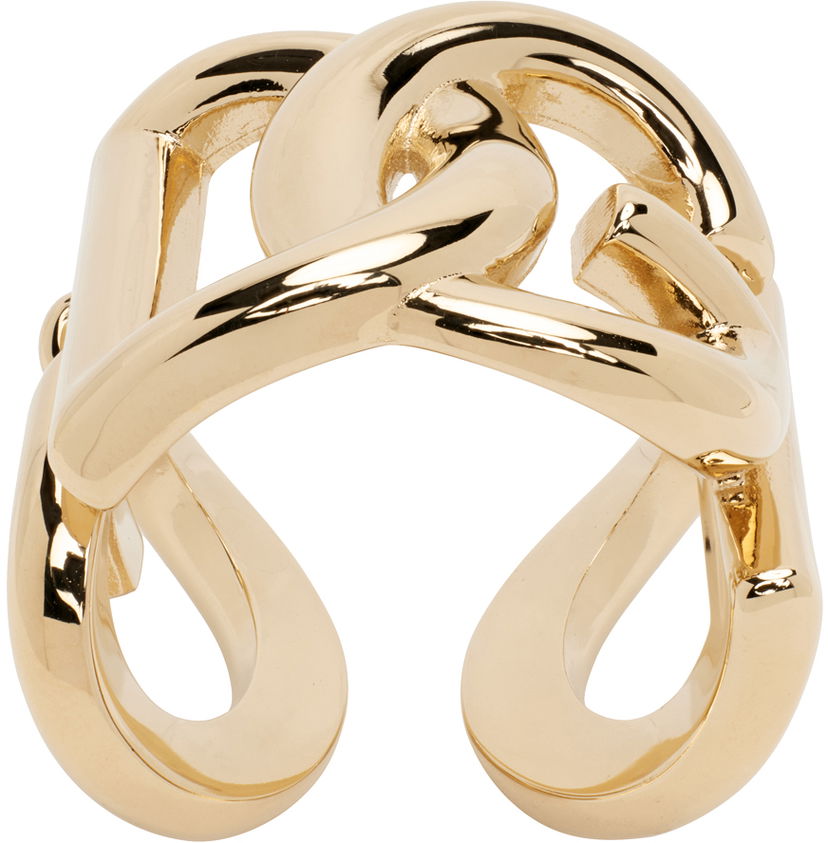 Ring Dolce & Gabbana Gold Logo Ring Metalisk | WRP6L1 W1111