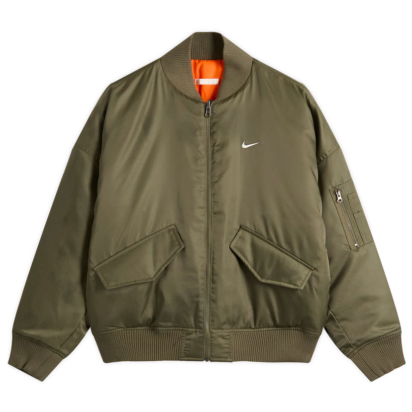 Bomberjakke Nike Reversible Bomber Jacket, Size Large Grøn | HV2812-222