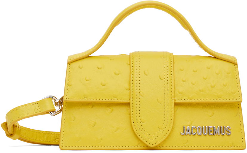 Håndtaske Jacquemus Jacquemus 'The Bambino' Mini Bag Gul | 25E213BA006-3234