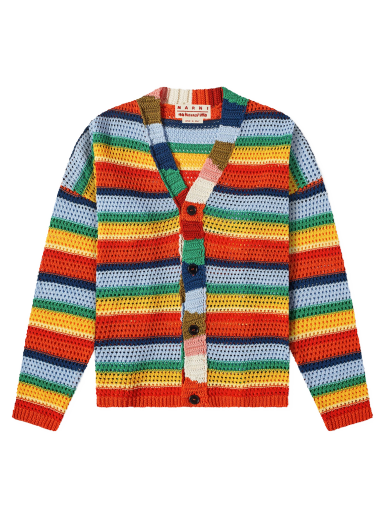 Sweater Marni X No Vacancy Inn Cardigan Multicolor Flerfarvet | CDMG0109Q0-UFCB16-00X99